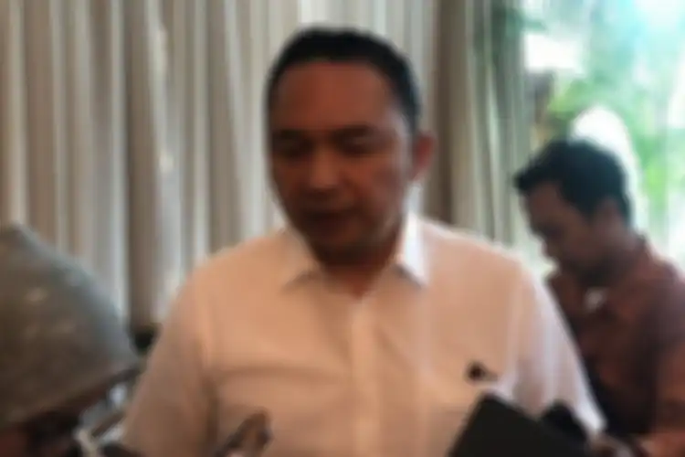 Direktur Utama Garuda Indonesia Ari Askhara di Jakarta, Selasa (15/1/2019).)
