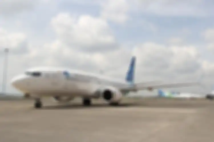 Pesawat Garuda Indonesia.