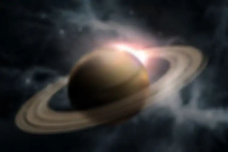 Ilustrasi cincin saturnus