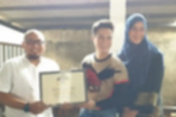 Baim Wong dan Paula Verhoeven saat menggelar akikah putra pertama mereka, Kiano Tiger Wong, di kawasan Ulujami, Pesanggrahan, Jakarta Selatan, Minggu (12/1/2020)