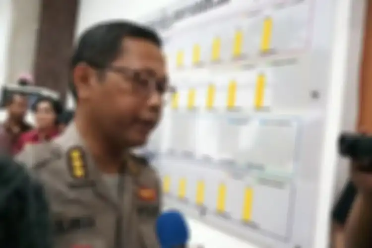  Kabid Humas Polda Jawa Barat, Kombes Pol Saptono Erlangga saat ditemui di Polrestabes Bandung, Jawa Barat, Jumat (31/1/2020)