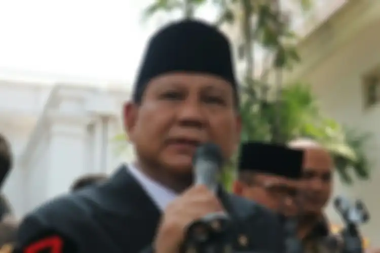 Menteri Pertahanan Prabowo Subianto usai dilantik Presiden Joko Widodo. 