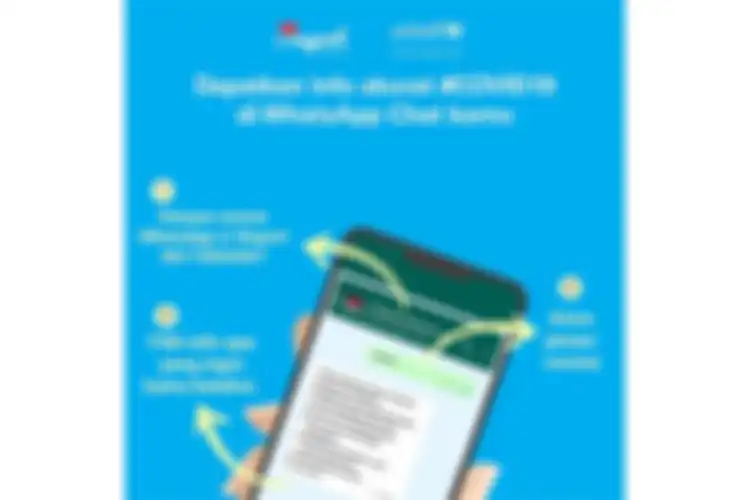 Chat box mengenai virus corona Covid-19 yang diinisiasi UNICEF Indonesia