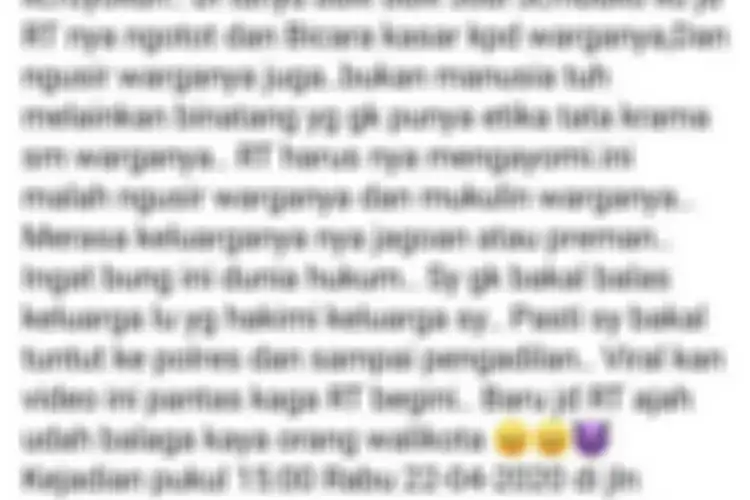 Cekcok soal Bansos yang berujung perkelahia di Rawa Badak Utara, Koja, Jakarta Utara 