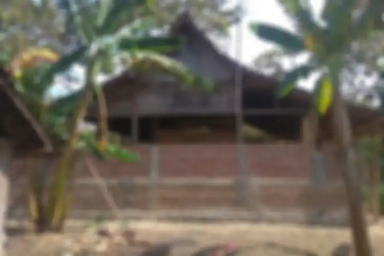 Rumah milik Giman (47) warga Desa Mengger, Kecamatan Karanganyar Kabupaten Ngawi, Jawa Timur.