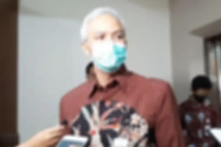 Gubernur Jawa Tengah Ganjar Pranowo saat ditemui di Kantornya, Selasa (14/7/2020). 
