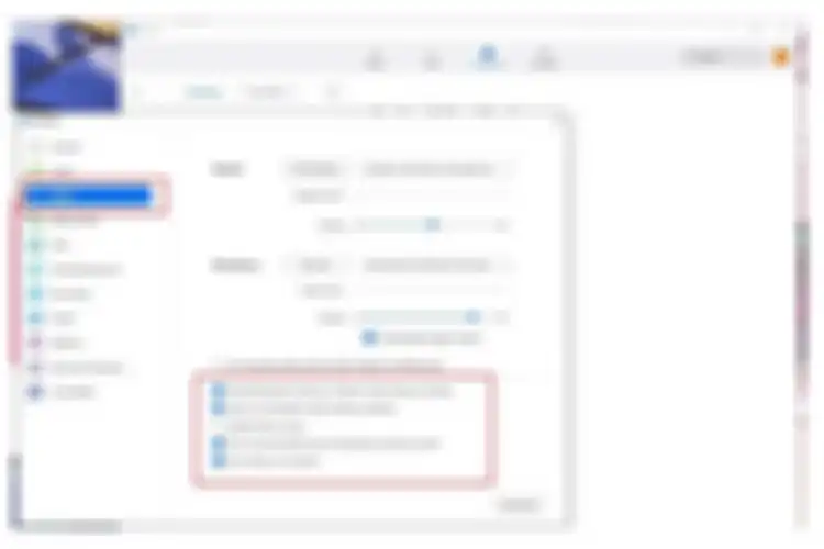 Tampilan pengaturan aplikasi Zoom via web 
