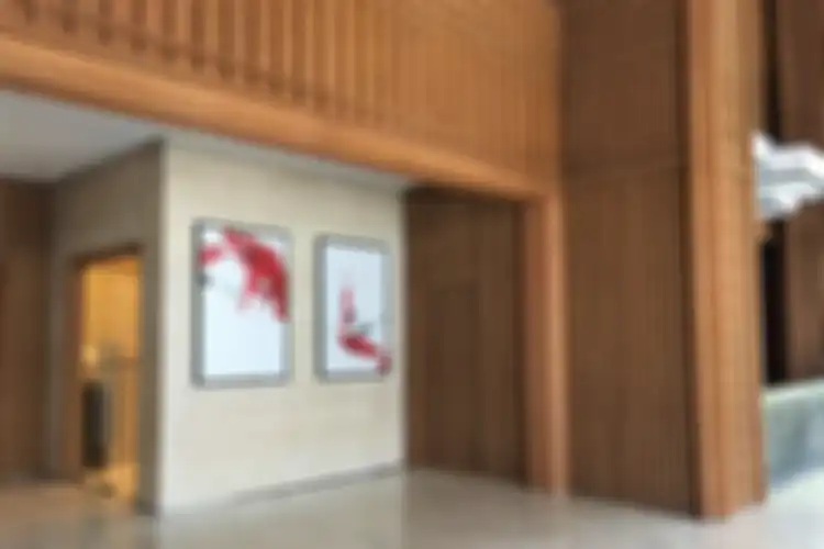Lobi Yukata Suites dengan konsep Ikigai Jepang.