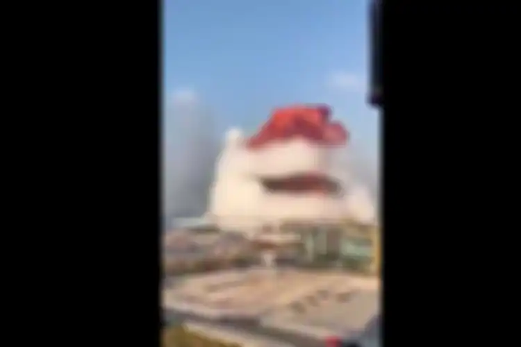 Detik-detik ledakan maha dahsyat di Beirut, Lebanon.