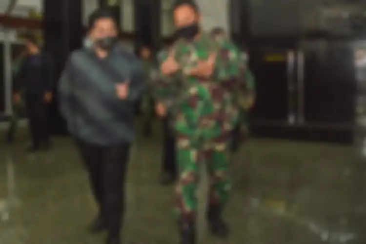 Kepala Staf Angkatan Darat (KSAD) Jenderal TNI Andika Perkasa akan mendampingi Erick Thohir mulai saat ini