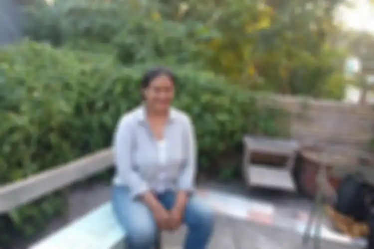 Siti Fauziah pemeran Bu Tejo saat ditemui Kompas.com, Kamis (20/8/2020).