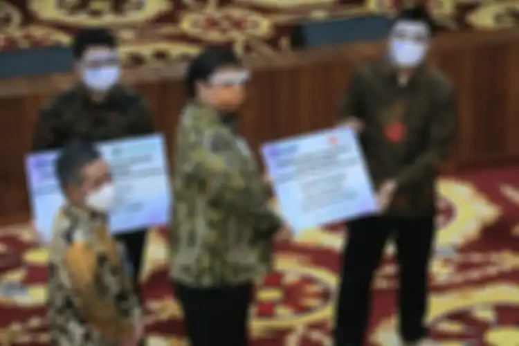 Ilustrasi penyaluran KUR Super Mikro