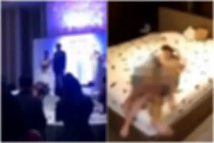 Mempelai pria putar video perselingkuhan istrinya dengan kakak ipar di hari pernikahan.