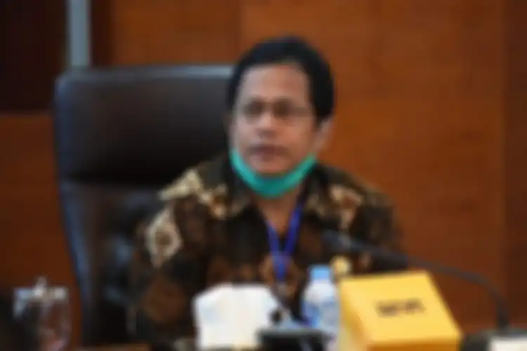 Sekretaris Jenderal DPR RI Indra Iskandar di Gedung DPR RI, Selasa (21/4/2020).
