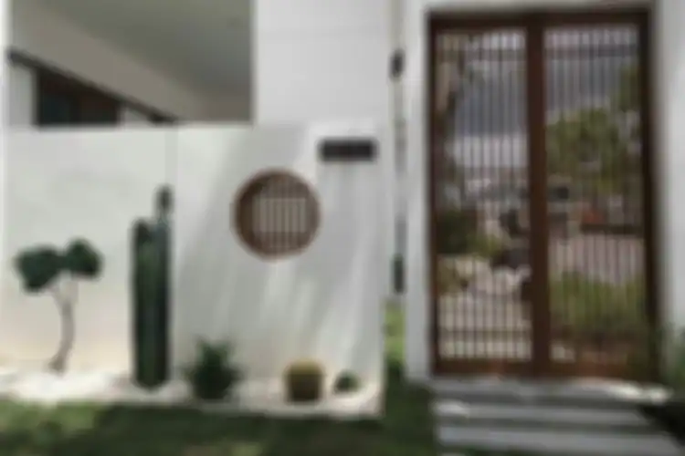 Kandungan lateks akrilik pada cat eksterior akan melindungi dinding fasad dari air.