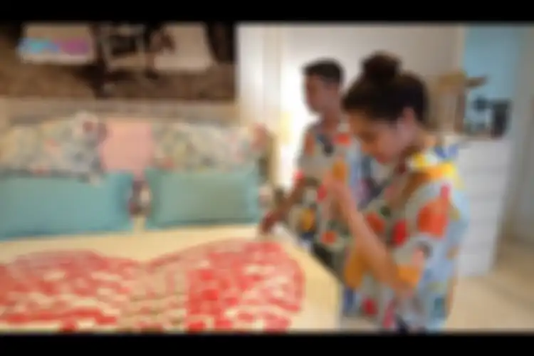 Nagita Slavina dan Raffi Ahmad dalam video YouTube terbaru mereka.