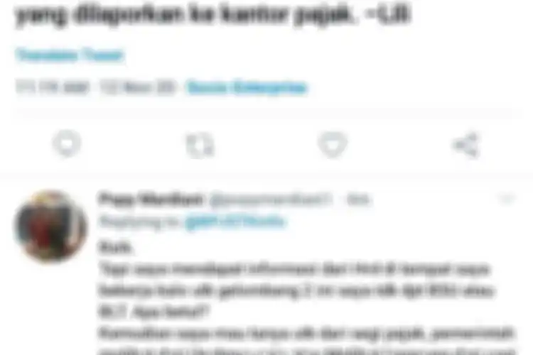Pertanyaan netizen soal pencairan BLT subsidi gaji yang ditunda.