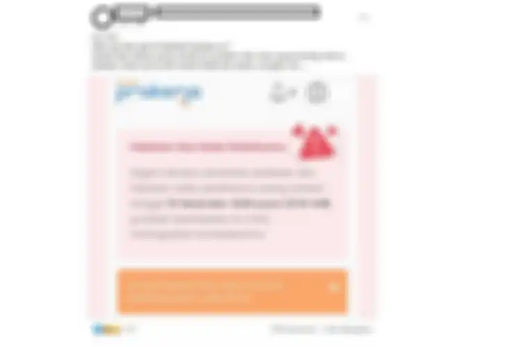Tangkapan layar unggahan dari warganet yang menanyakan apakah dampak dari tidak dihabiskannya sisa saldo pelatihan di Kartu Prakerja.(FACEBOOK)
