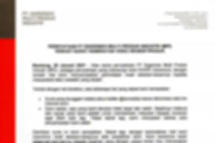 Tangkapan layar penjelasan dari PT Eigerindo MPI soal viralnya surat keberatan di media sosial pada Kamis, (28/1/2021).