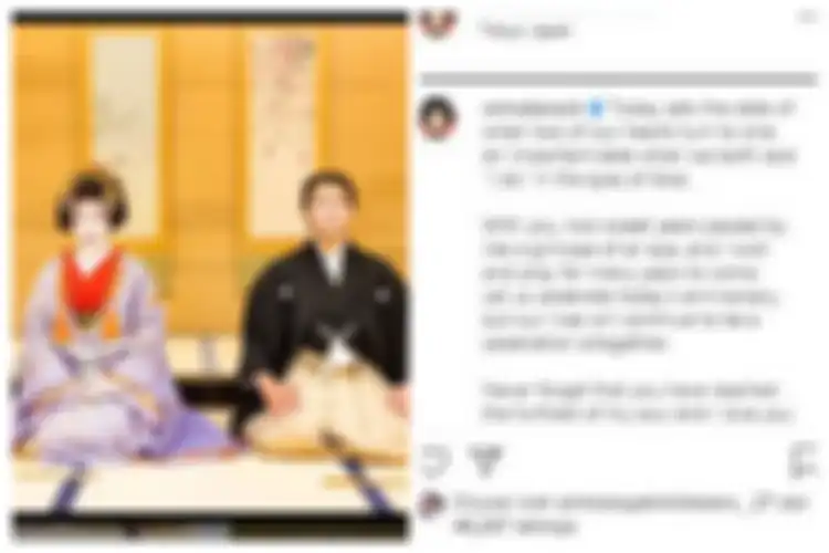 Reino Barack menuliskan pesan untuk Syahrini
