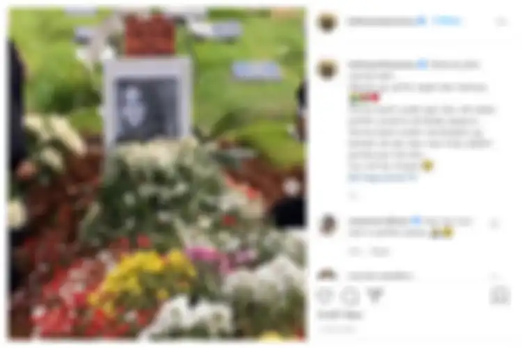 Kondisi makam Rina Gunawan