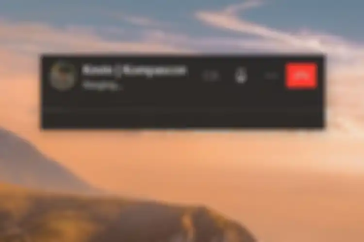 Fitur panggilan suara pada WhatsApp Desktop
