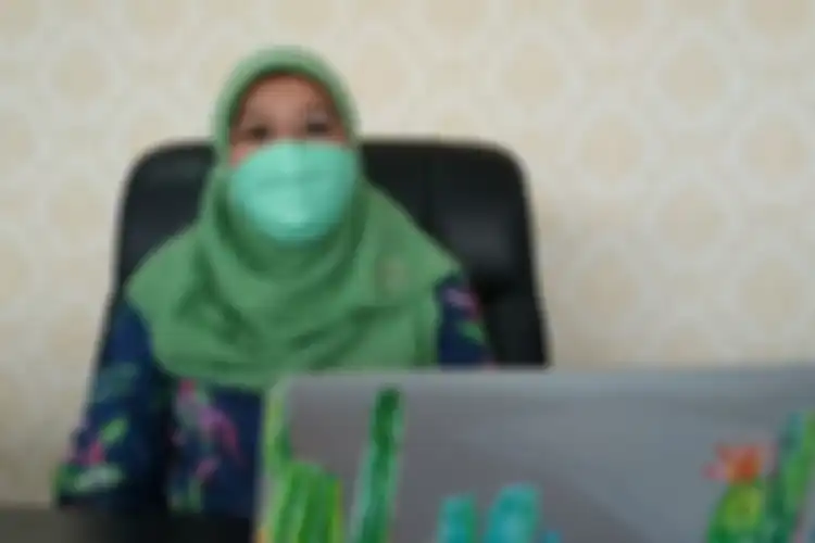 Direktur Pencegahan dan Pengendalian Penyakit Menular Langsung Kementerian Kesehatan (Kemenkes) Siti Nadia Tarmizi saat dijumpai di Kantornya, Selasa (20/4/2021). 