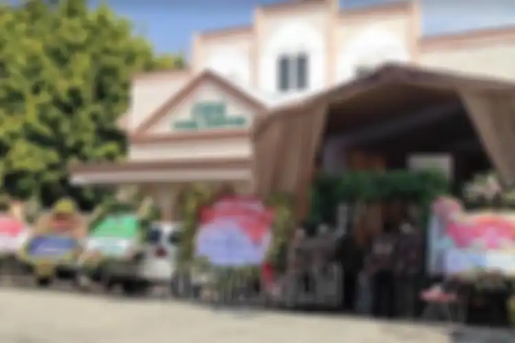 Suasana resepsi pernikahan Ustadz Abdul Somad dan Fatimah Az Zahra di Universitas Darussalam Gontor Ponorogo, Kamis (20/5/2021). 