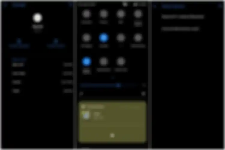 Ilustrasi menghapus cache di aplikasi Android, menonaktifkan fitur melalui bilah notifikasi, dan menu reset factory ponsel Android.