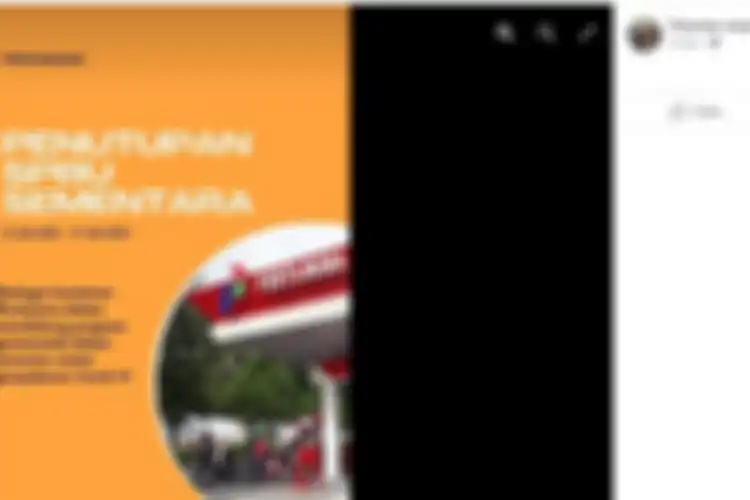 Informasi SPBU Pertamina tutup sementara mulai besok tersebar di media sosial