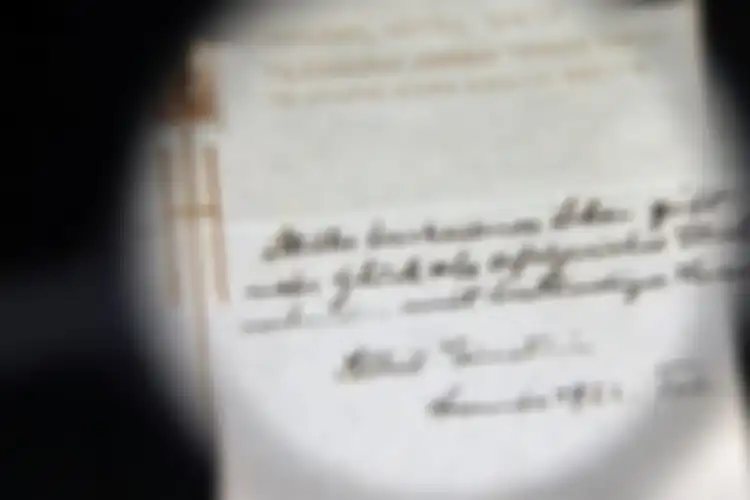 Catatan tangan Albert Einstein soal hidup yang bahagia