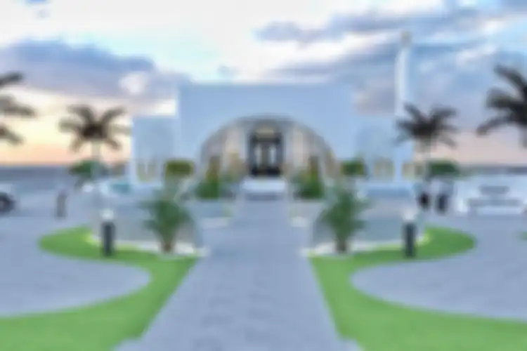 Desain Masjid Mega Bintang milik Ivan Gunawan.