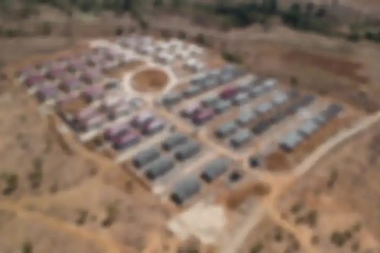 Rumah khusus (rusus) bagi eks-pengungsi Timor Timur.