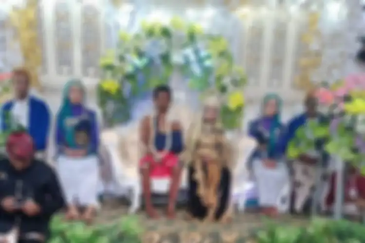 Viral pernikahan pengantin di Twitter