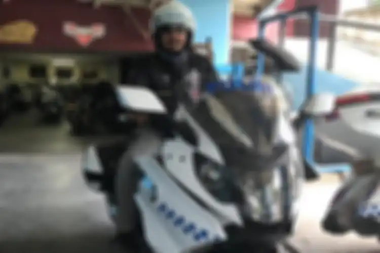 Motor BMW K 1600 Bagger milik Korlantas Polri