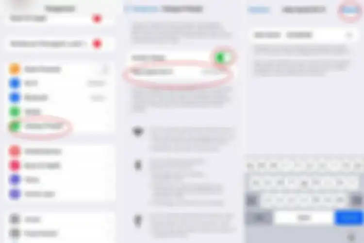 Ilustrasi cara atur thetering wifi iphone