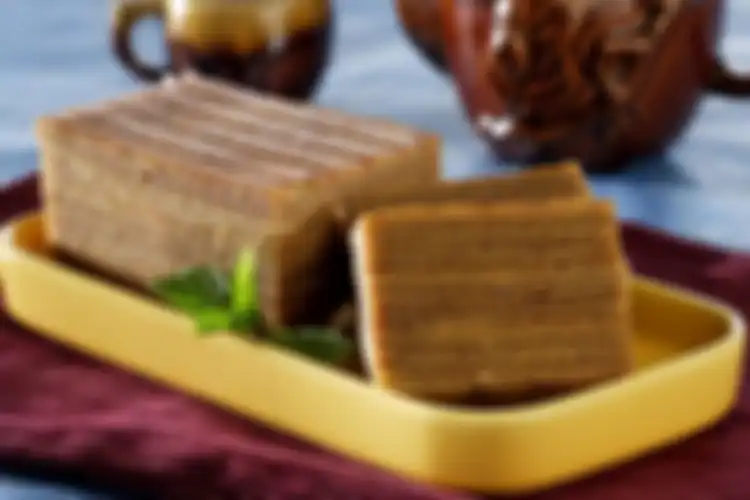 Ilustrasi kue lapis legit 