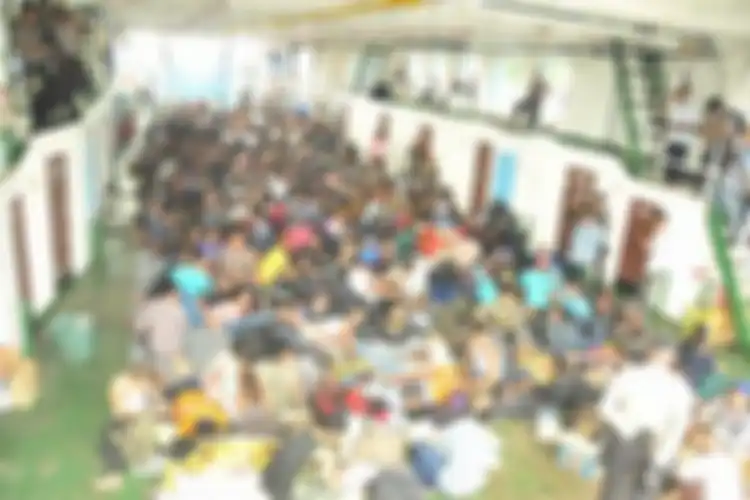 Sejumlah 242 anak buah kapal (ABK) asal Myanmar dan Kamboja di PT Pusaka Benjina Resources (19/5/2015)