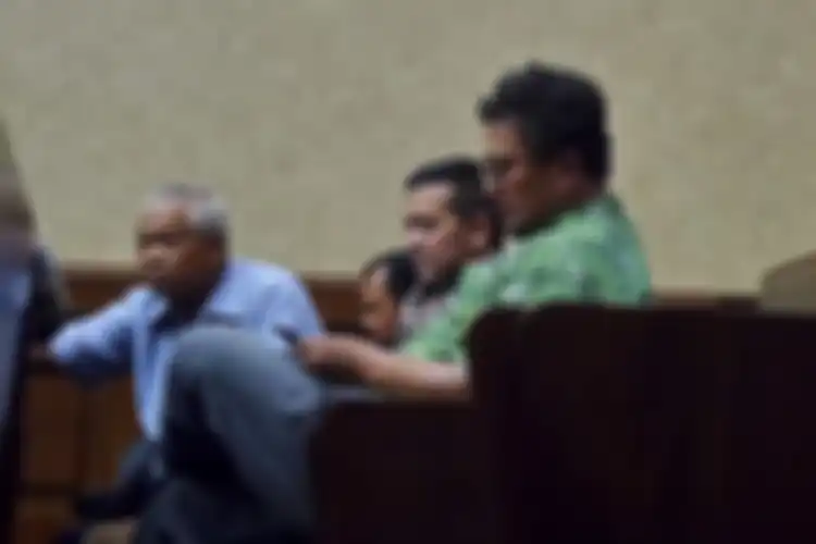 Mantan Komisaris PT Murakabi Sejahtera, Onny Hendro Adhiaksono, di Pengadilan Tipikor Jakarta, Jumat (27/10/2017)