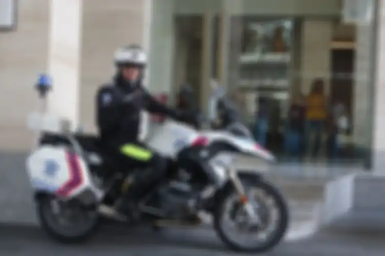 Moge BMW R 1200 GS milik Korlantas Polri.
