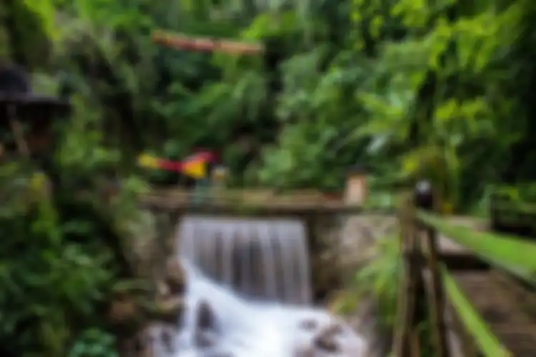 Air Terjun Kedung Pedut di Kabupaten Kulon Progo.