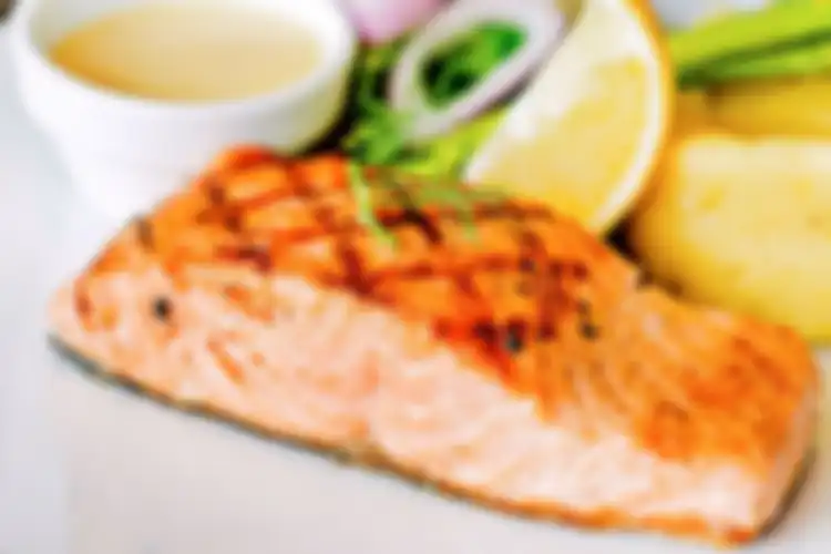 Grilled salmon
