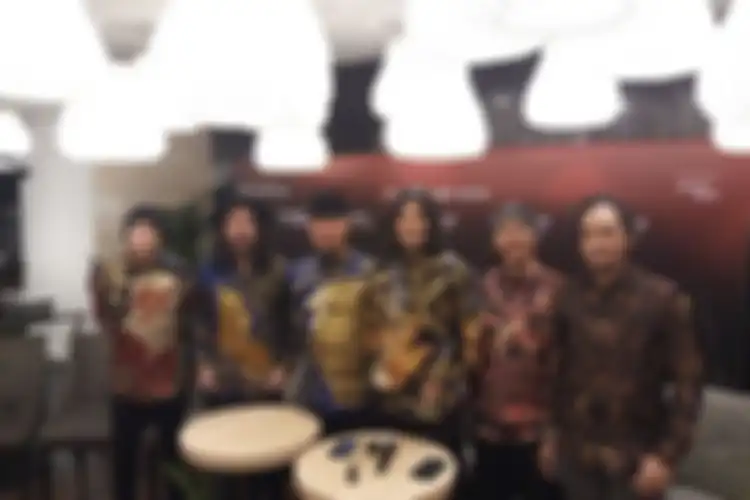 Dewa 19 bersama Ello dan Virzha dalam konferensi pers 30 tahun band