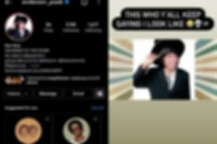 Profil Instagram Anderson Paak pakai foto Pak Tarno.