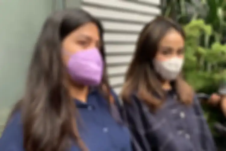 Mayang Lucyana Fitri menjalani pemeriksaan kedua terkait dugaan pencemaran nama baik atas produk skincare berinisial T di Polda Metro Jaya, Jakarta Selatan, Rabu (9/6/2022). 