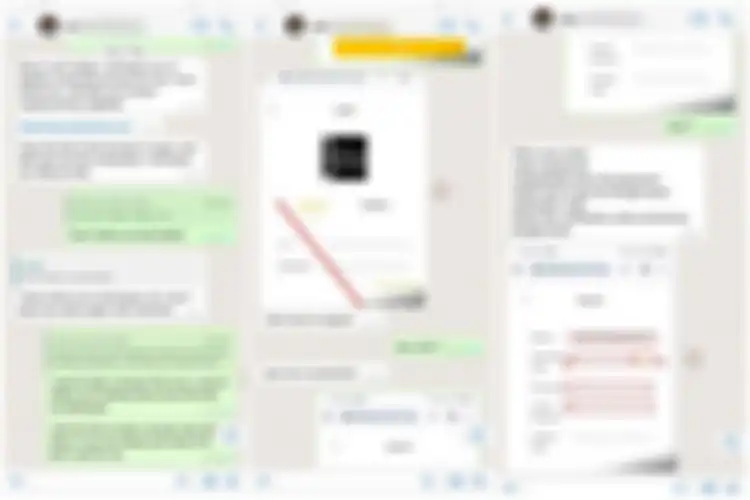 Tangkapan layar penipu mengarahkan AA untuk mendaftarkan akun baru di platform bodong bitmartch.net.