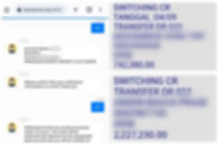 Tangkapan layar saat AA menarik uangnya dari bitmartch.net dan berhasil masuk ke rekeningnya. Membuat AA percaya, platform ini legit alias sah.