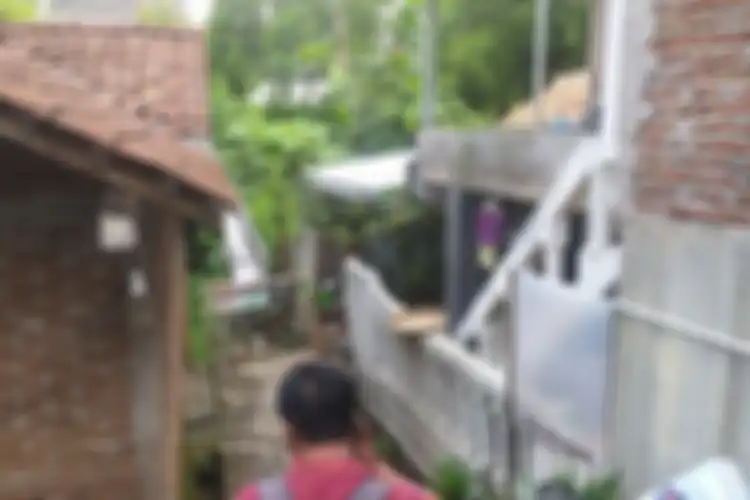 Suasana rumah duka Semarang korban penembakan di Texas, Amerika Serikat. Senin (10/10/2022).