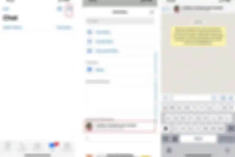 Ilustrasi cara chat ke diri sendiri di WA dengan fitur bawaan.