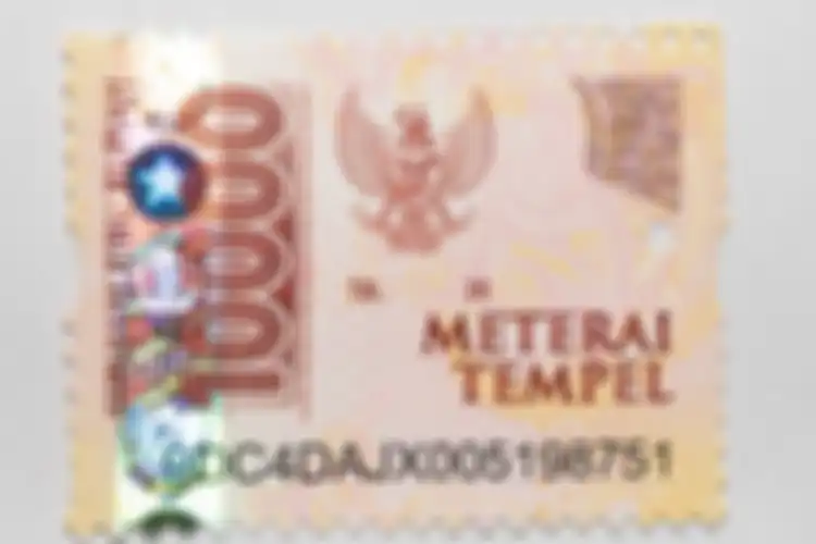 Ilustrasi Materai Rp 10.000. Materai ini dibutuhkan untuk Surat Kuasa ketika perpanjang STNK diwakilkan orang lain.
